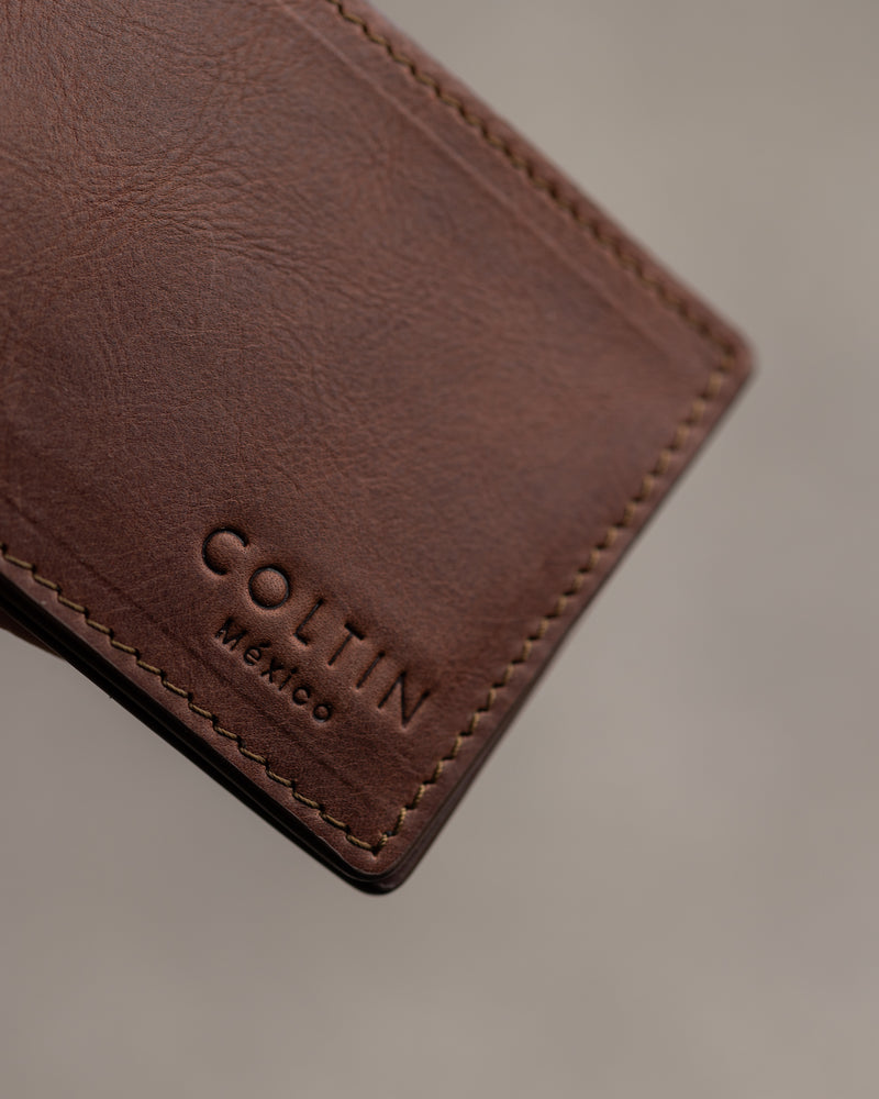 Cartera Clásica Caoba